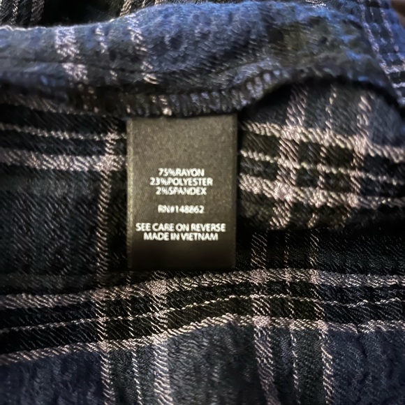 Torrid Flannel Gauze Oversized Shacket - Picture 9 of 9